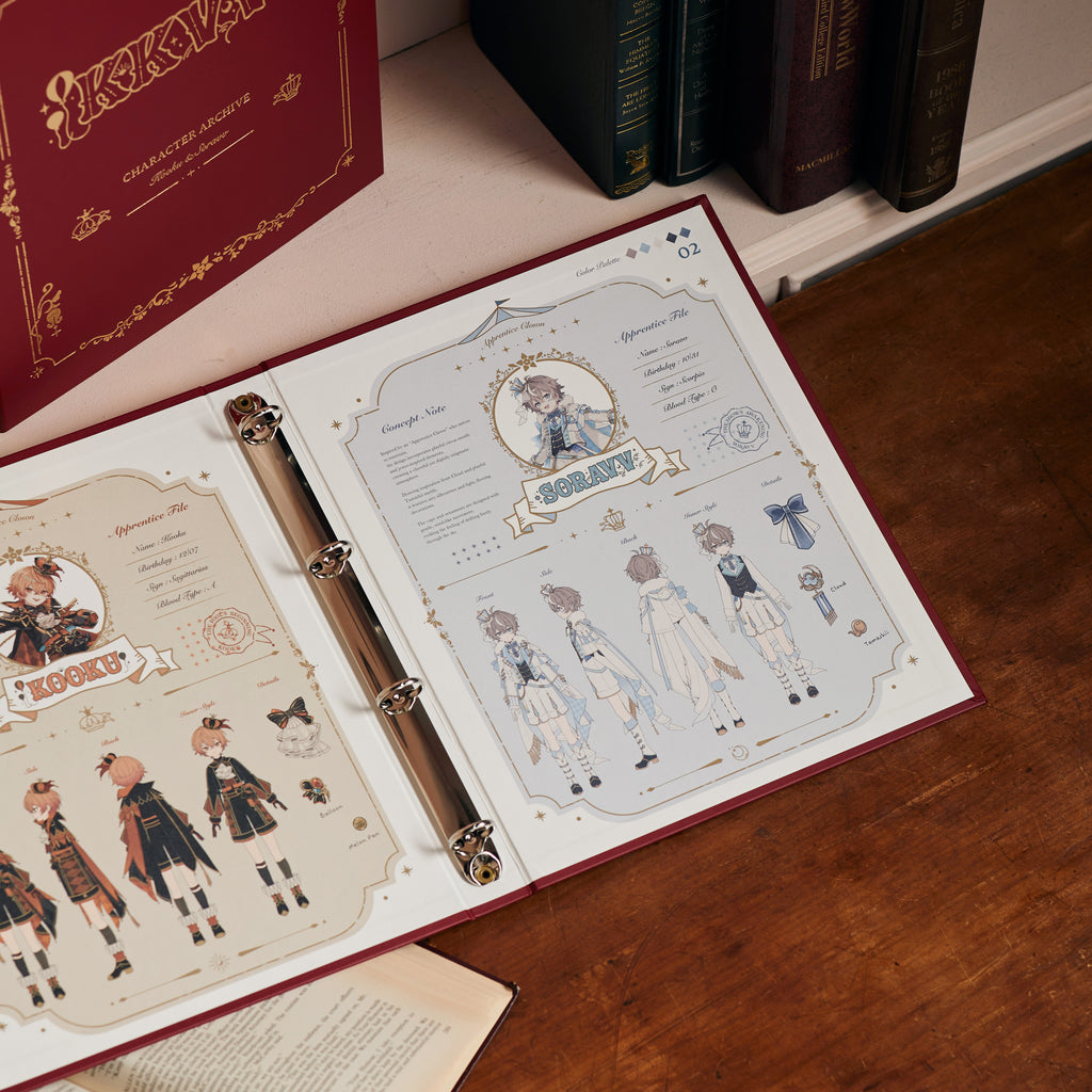 CHARACTER ARCHIVE BINDER