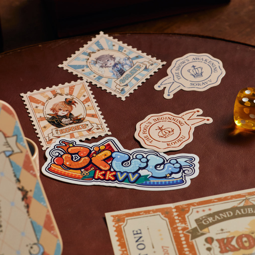 TIN CASE & STICKERS