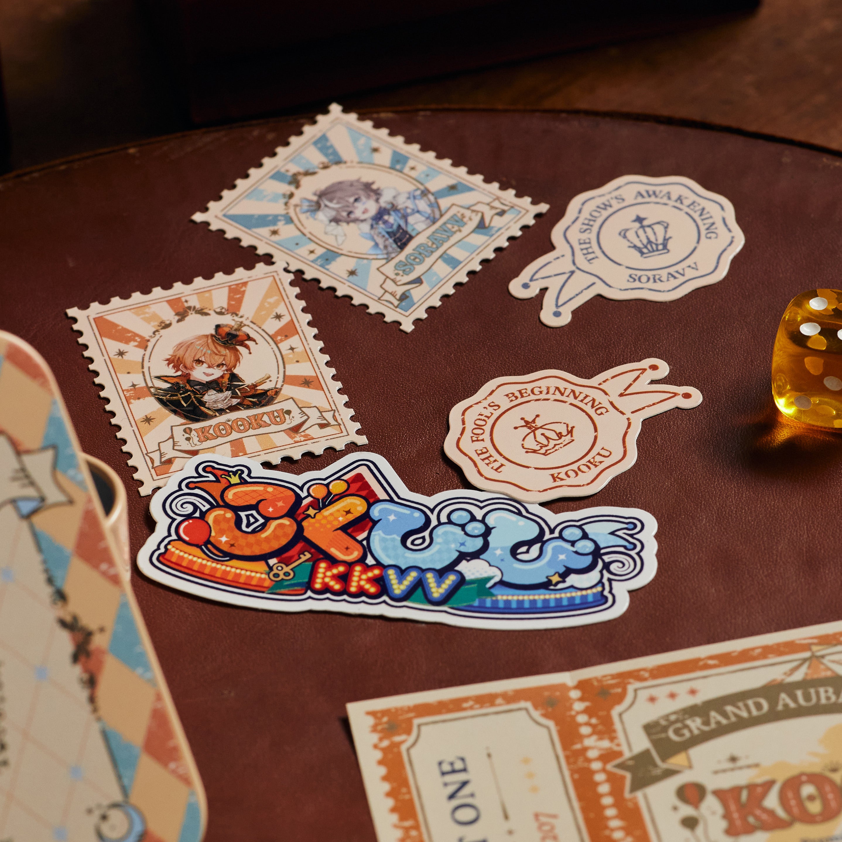 TIN CASE & STICKERS